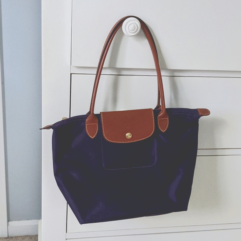 Longchamp Le Pliage Shopping Tote - Purple